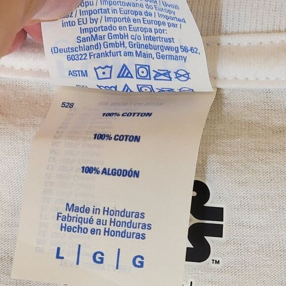 Star Wars Ahsaka Tano Tee Tshirt Unisex L White Graphic Print Short Sleeves New - Picture 6 of 7